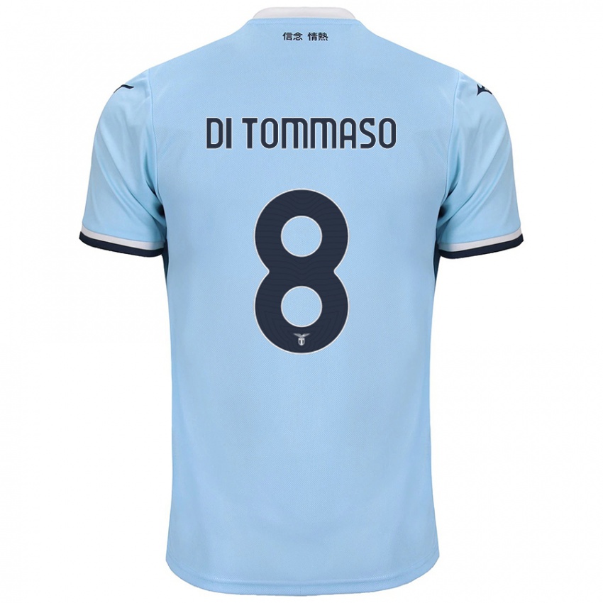 Niño Camiseta Leonardo Di Tommaso #8 Azul 1ª Equipación 2024/25 La Camisa Chile