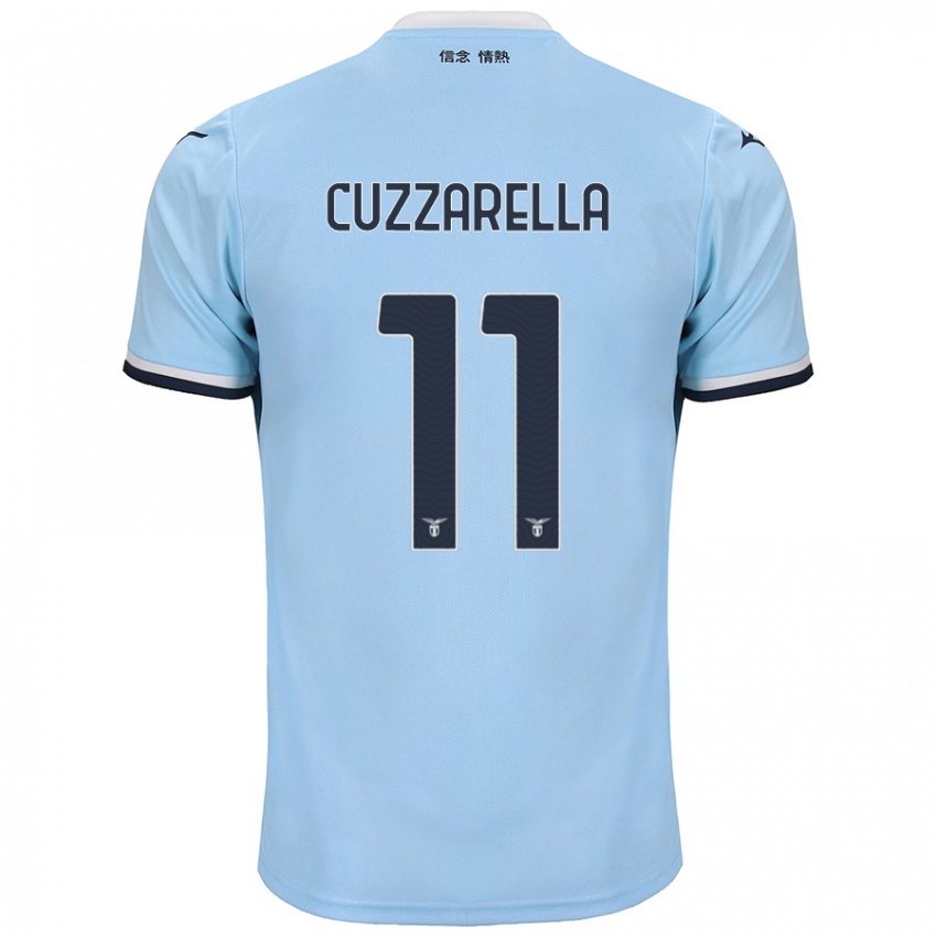 Niño Camiseta Cristian Cuzzarella #11 Azul 1ª Equipación 2024/25 La Camisa Chile