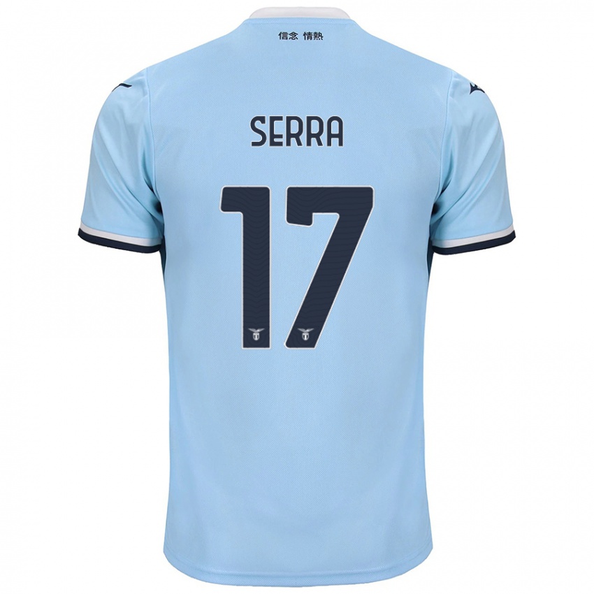 Niño Camiseta Federico Serra #17 Azul 1ª Equipación 2024/25 La Camisa Chile