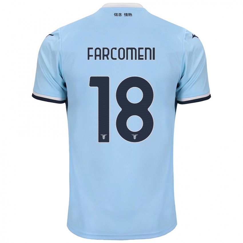 Niño Camiseta Valerio Farcomeni #18 Azul 1ª Equipación 2024/25 La Camisa Chile