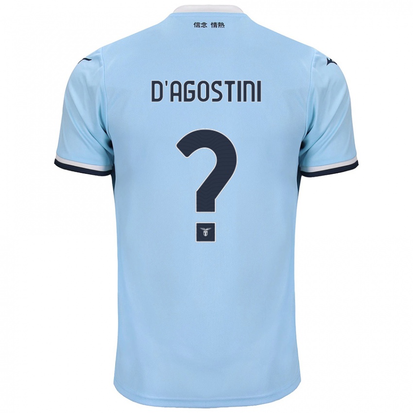 Niño Camiseta Stefano D'agostini #0 Azul 1ª Equipación 2024/25 La Camisa Chile