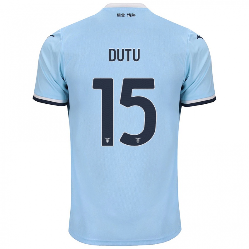 Niño Camiseta Matteo Dutu #15 Azul 1ª Equipación 2024/25 La Camisa Chile