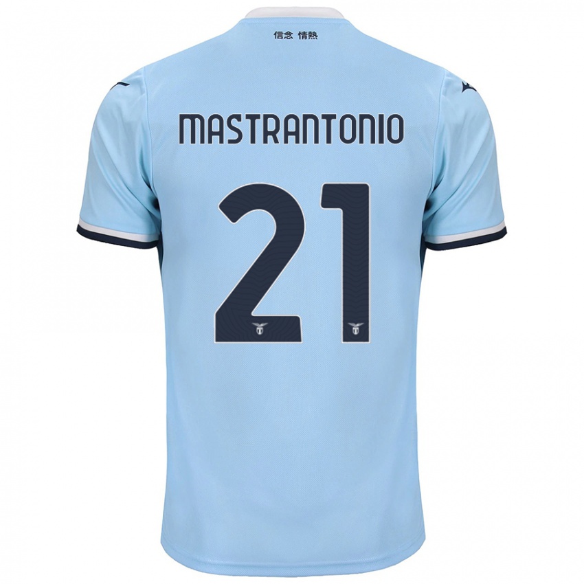 Niño Camiseta Ella Mastrantonio #21 Azul 1ª Equipación 2024/25 La Camisa Chile