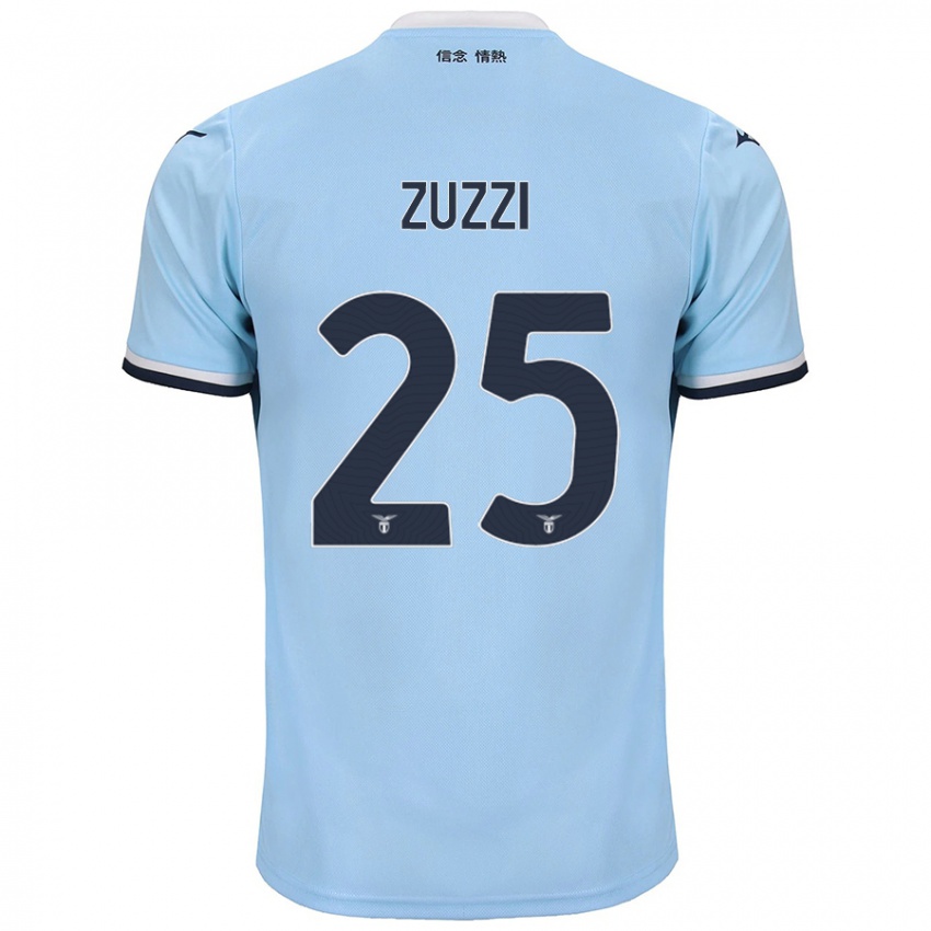 Niño Camiseta Giorgia Zuzzi #25 Azul 1ª Equipación 2024/25 La Camisa Chile