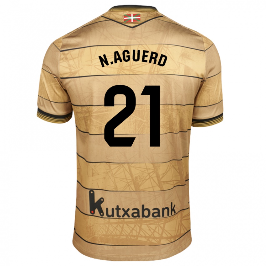 Niño Camiseta Nayef Aguerd #21 Negro Blanco 2ª Equipación 2024/25 La Camisa Chile