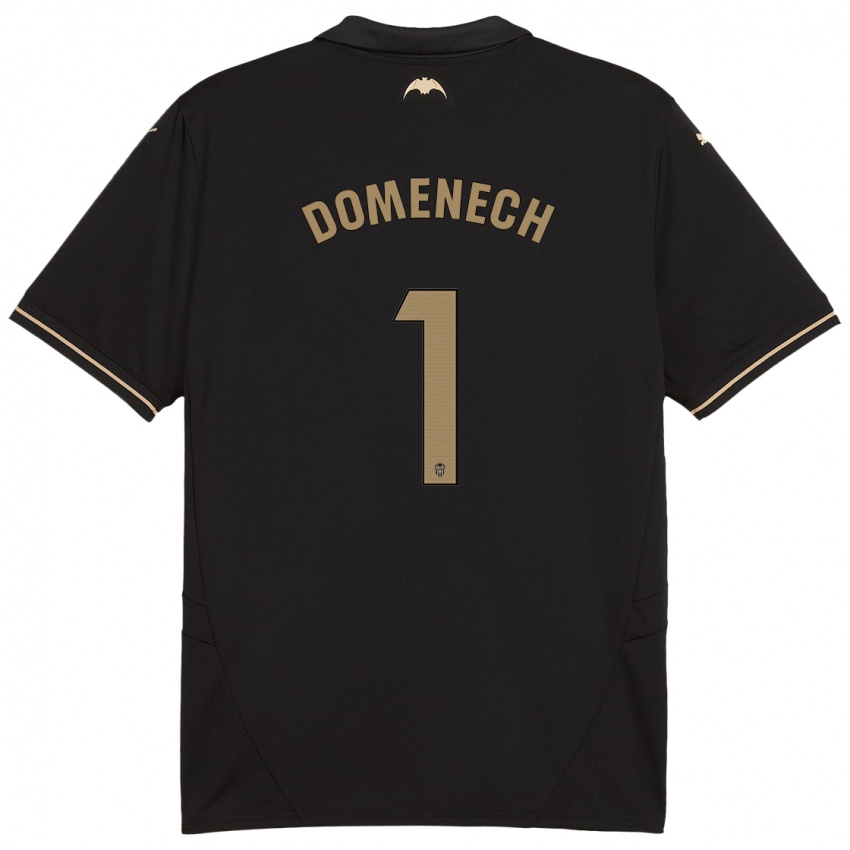 Niño Camiseta Jaume Domenech #1 Negro 2ª Equipación 2024/25 La Camisa Chile