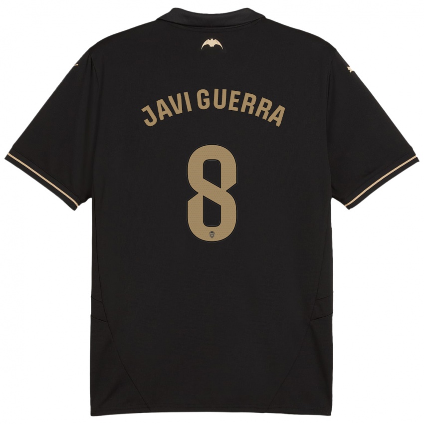 Niño Camiseta Javi Guerra #8 Negro 2ª Equipación 2024/25 La Camisa Chile