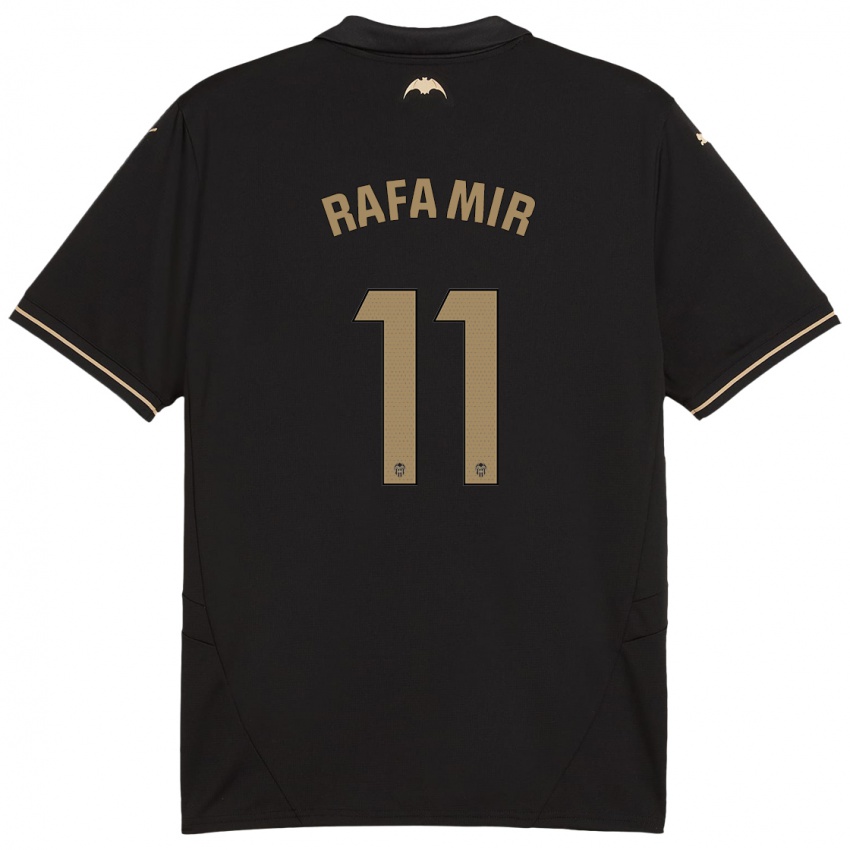 Niño Camiseta Rafa Mir #11 Negro 2ª Equipación 2024/25 La Camisa Chile