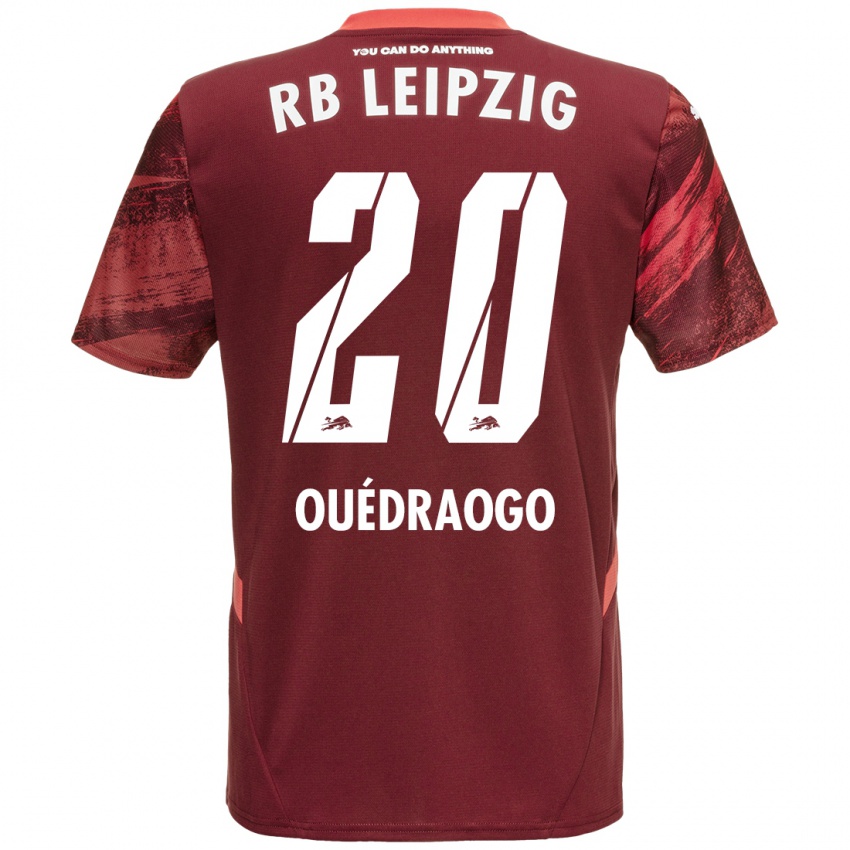 Niño Camiseta Assan Ouédraogo #20 Borgoña 2ª Equipación 2024/25 La Camisa Chile