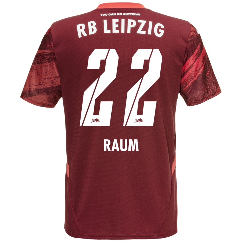 Niño Camiseta David Raum #22 Borgoña 2ª Equipación 2024/25 La Camisa Chile