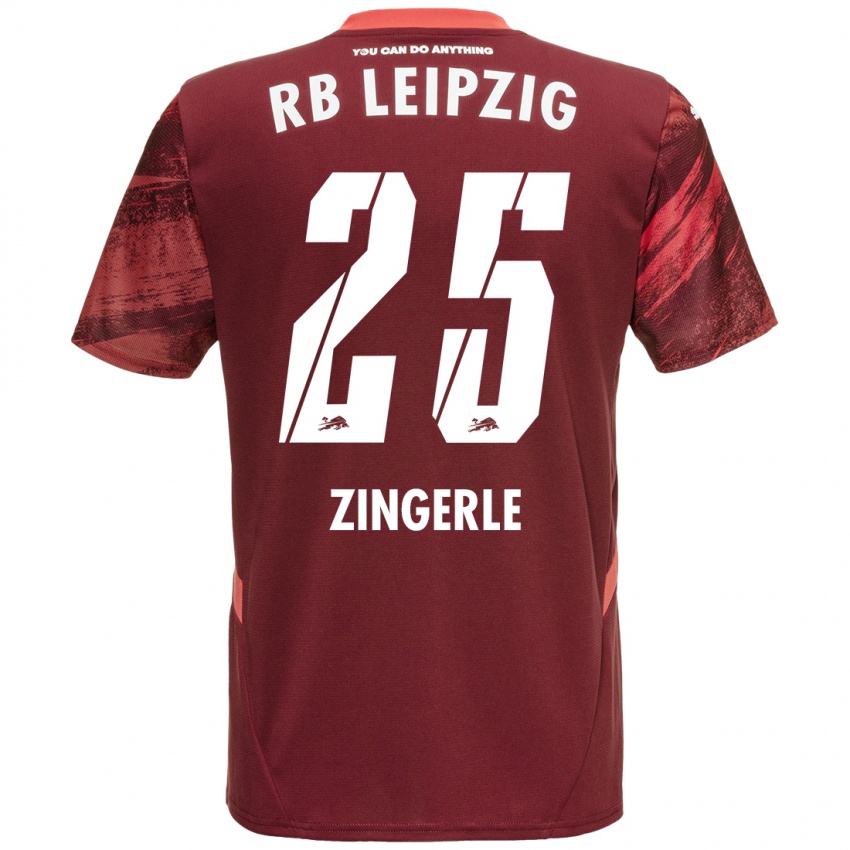 Niño Camiseta Leopold Zingerle #25 Borgoña 2ª Equipación 2024/25 La Camisa Chile