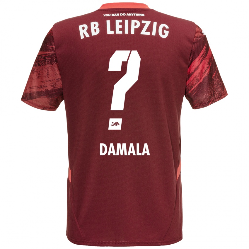 Niño Camiseta Bilal Damala #0 Borgoña 2ª Equipación 2024/25 La Camisa Chile