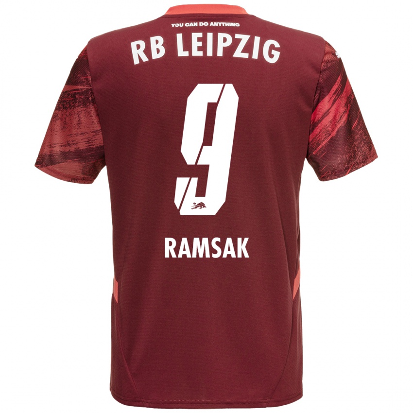 Niño Camiseta Robert Ramsak #9 Borgoña 2ª Equipación 2024/25 La Camisa Chile