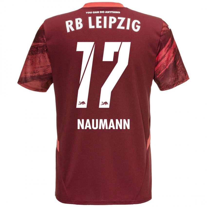 Niño Camiseta Carlos Naumann #17 Borgoña 2ª Equipación 2024/25 La Camisa Chile