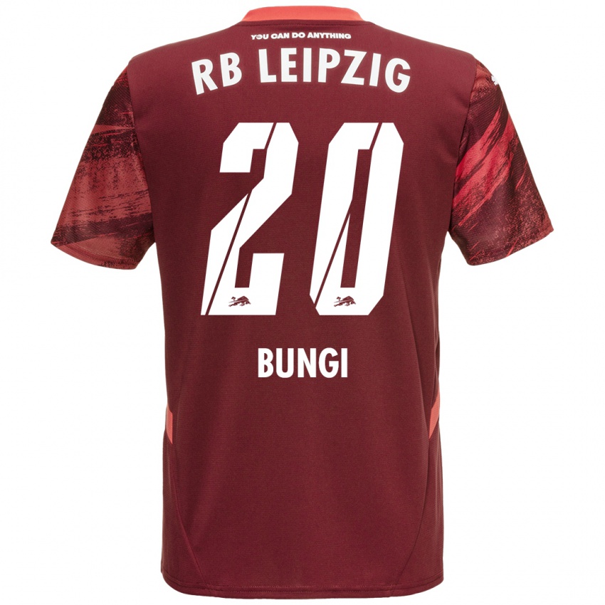 Niño Camiseta Joyeux Masanka Bungi #20 Borgoña 2ª Equipación 2024/25 La Camisa Chile