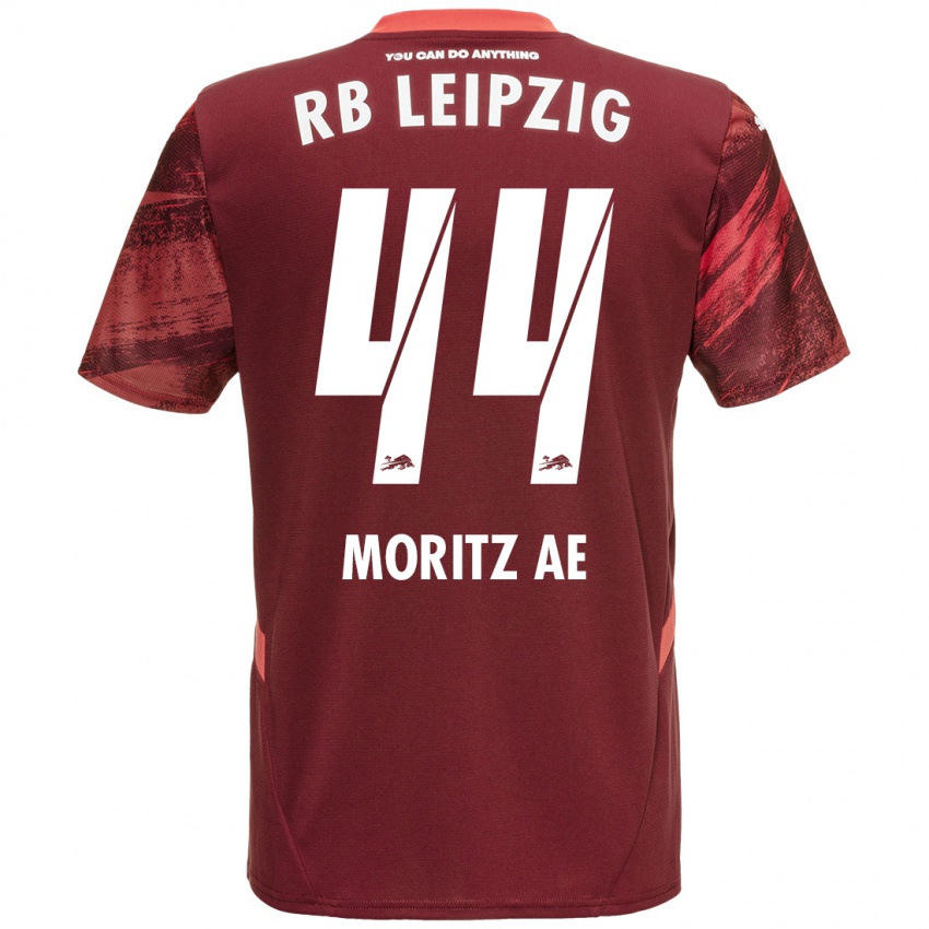 Niño Camiseta Moritz Aé #44 Borgoña 2ª Equipación 2024/25 La Camisa Chile