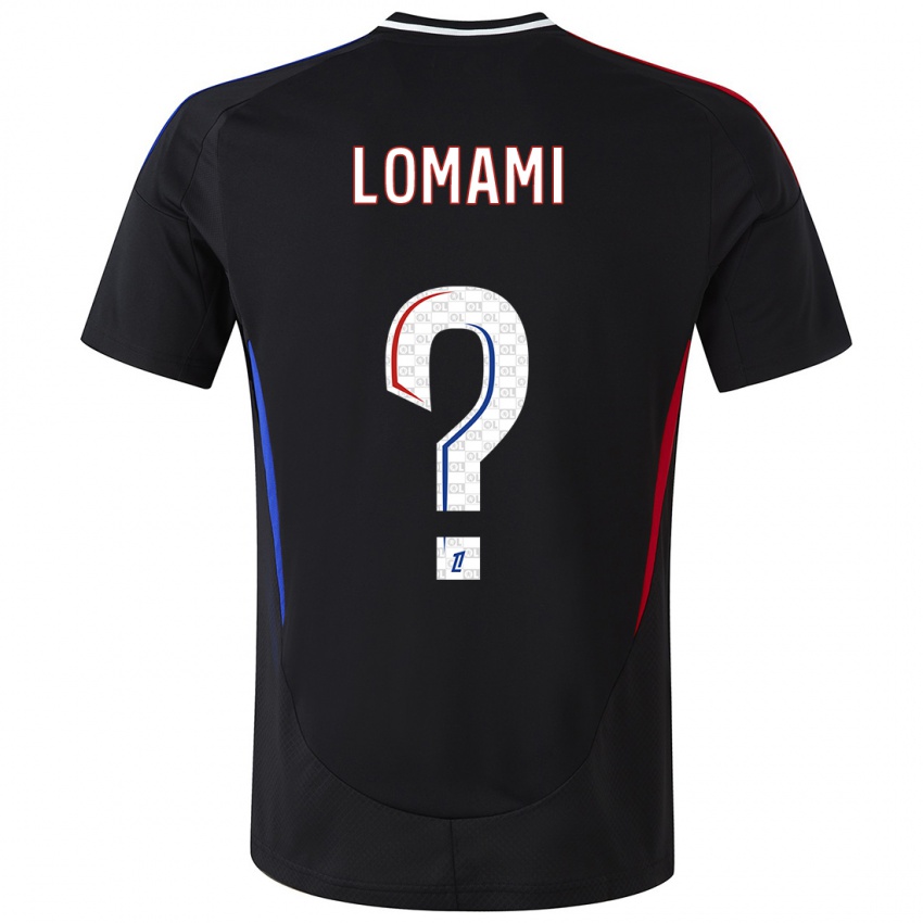 Niño Camiseta Irvyn Lomami #0 Negro 2ª Equipación 2024/25 La Camisa Chile