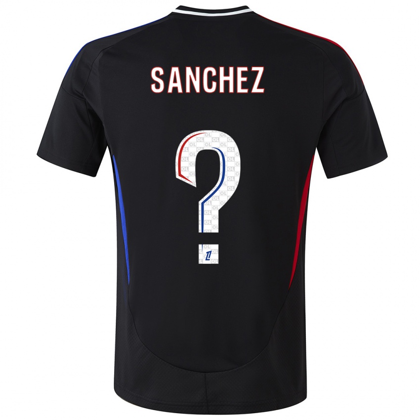 Niño Camiseta Florent Sanchez #0 Negro 2ª Equipación 2024/25 La Camisa Chile