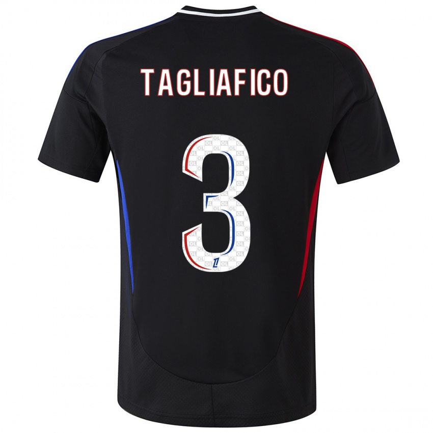 Niño Camiseta Nicolas Tagliafico #3 Negro 2ª Equipación 2024/25 La Camisa Chile