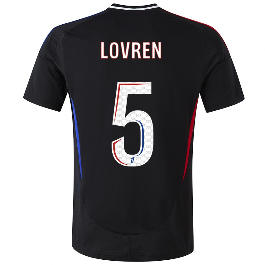 Niño Camiseta Dejan Lovren #5 Negro 2ª Equipación 2024/25 La Camisa Chile