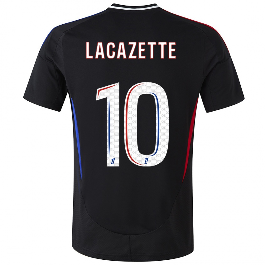 Niño Camiseta Alexandre Lacazette #10 Negro 2ª Equipación 2024/25 La Camisa Chile