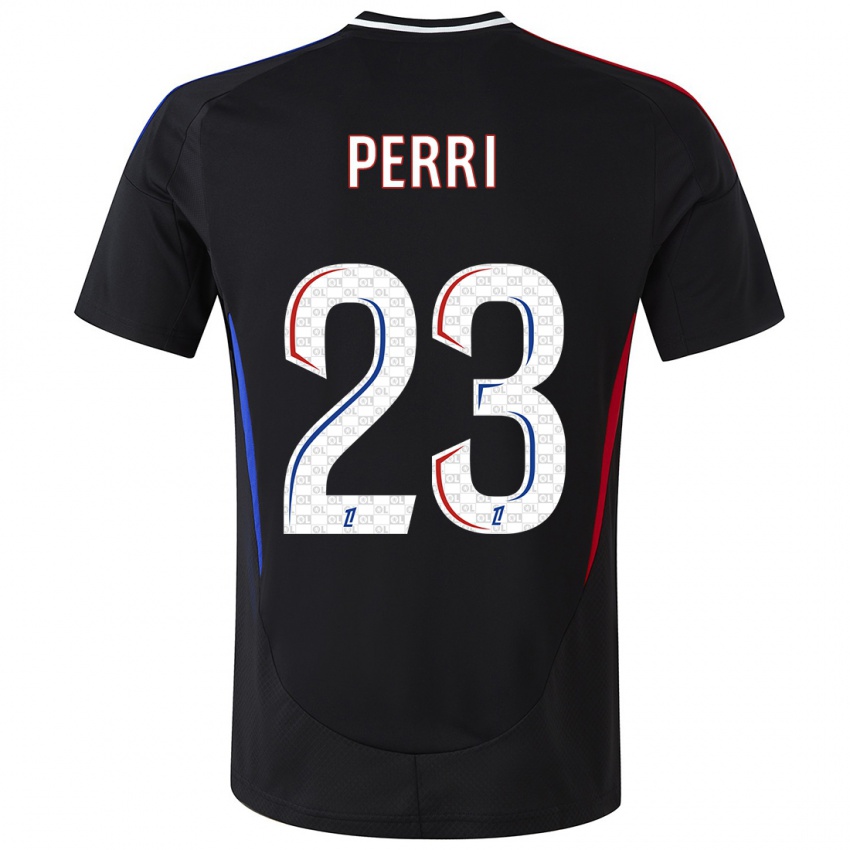 Niño Camiseta Lucas Perri #23 Negro 2ª Equipación 2024/25 La Camisa Chile