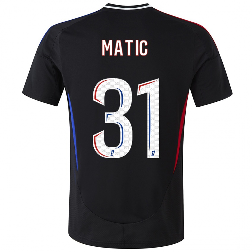 Niño Camiseta Nemanja Matic #31 Negro 2ª Equipación 2024/25 La Camisa Chile