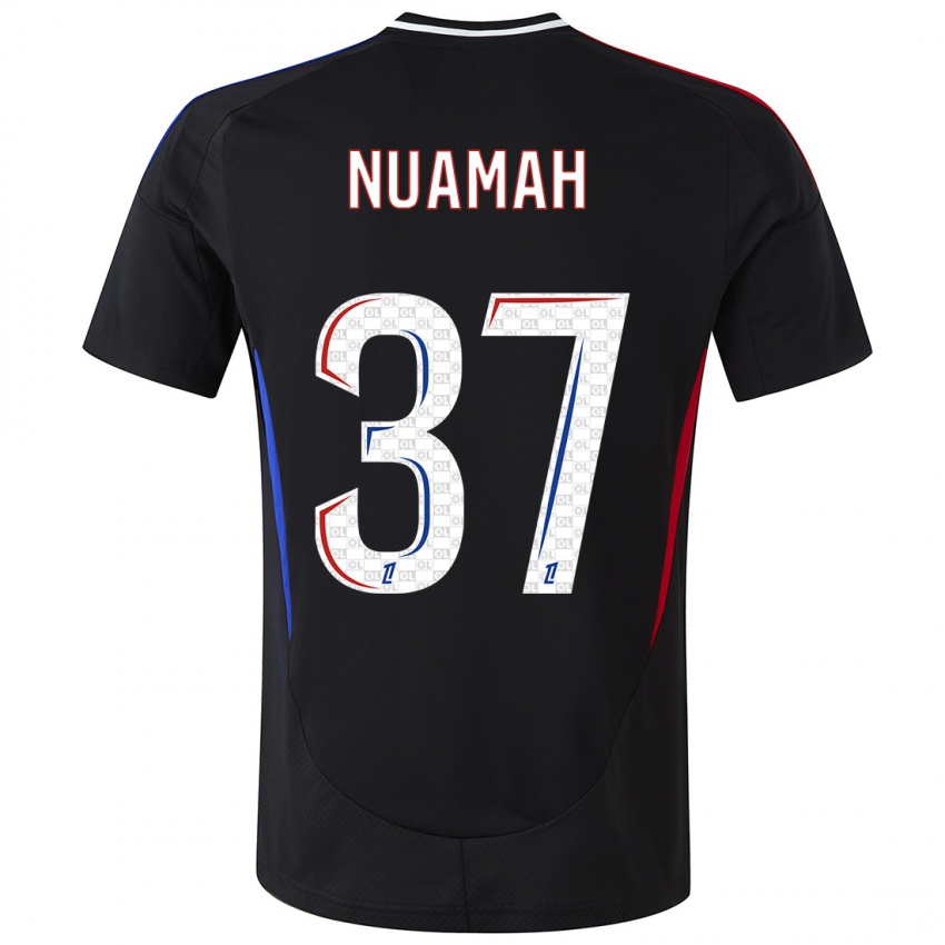 Niño Camiseta Ernest Nuamah #37 Negro 2ª Equipación 2024/25 La Camisa Chile