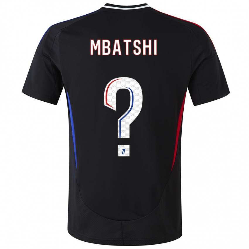 Niño Camiseta Prince Mbatshi Mukuba #0 Negro 2ª Equipación 2024/25 La Camisa Chile