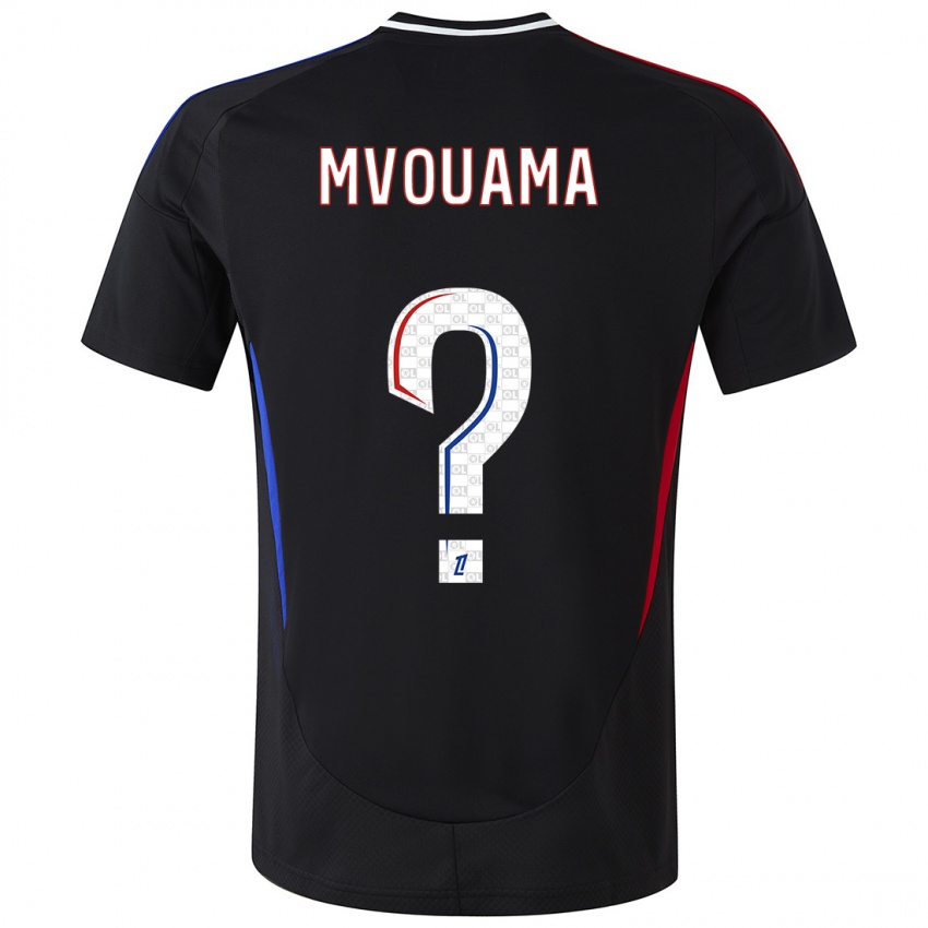 Niño Camiseta Olivier Mvouama #0 Negro 2ª Equipación 2024/25 La Camisa Chile