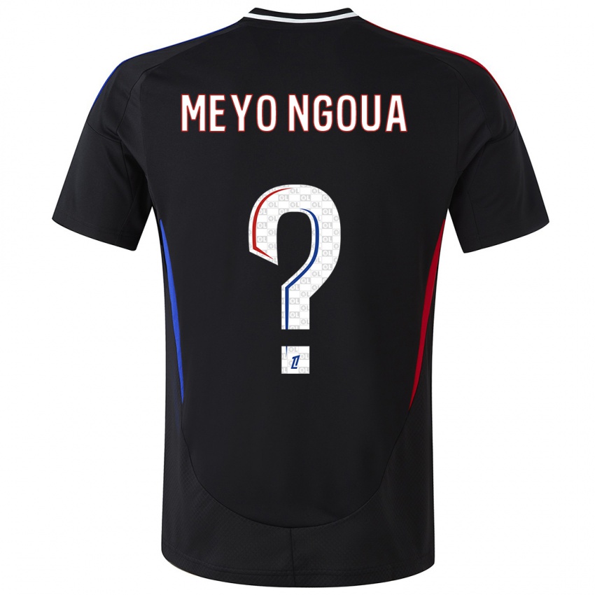 Niño Camiseta Bryan Meyo Ngoua #0 Negro 2ª Equipación 2024/25 La Camisa Chile