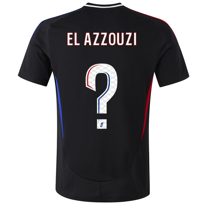 Niño Camiseta Nourdine El Azzouzi #0 Negro 2ª Equipación 2024/25 La Camisa Chile