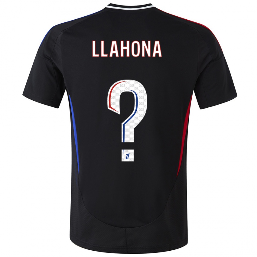 Niño Camiseta Yann Llahona #0 Negro 2ª Equipación 2024/25 La Camisa Chile