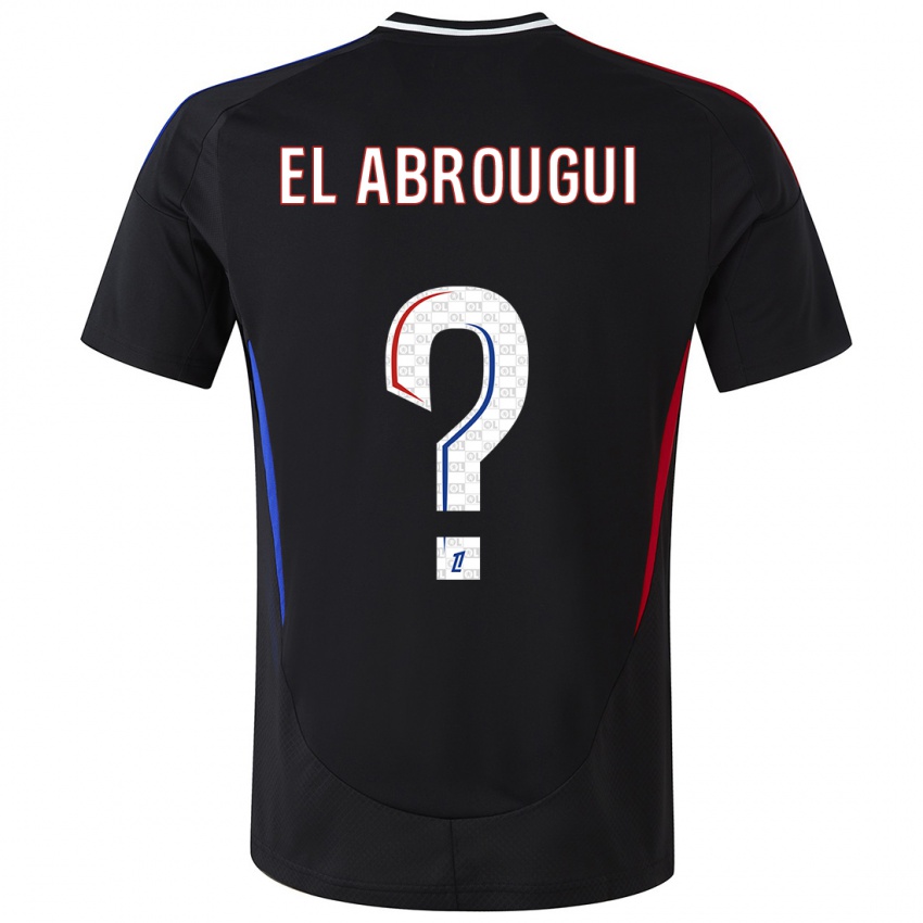 Niño Camiseta Wassim El Abrougui #0 Negro 2ª Equipación 2024/25 La Camisa Chile