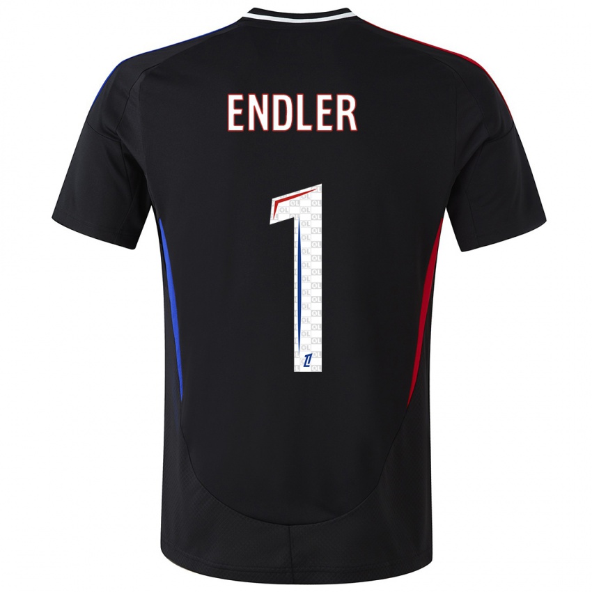 Niño Camiseta Christiane Endler #1 Negro 2ª Equipación 2024/25 La Camisa Chile