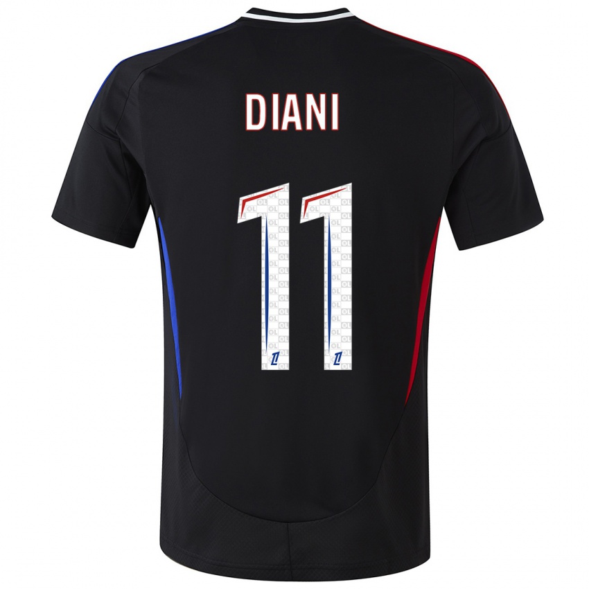 Niño Camiseta Kadidiatou Diani #11 Negro 2ª Equipación 2024/25 La Camisa Chile