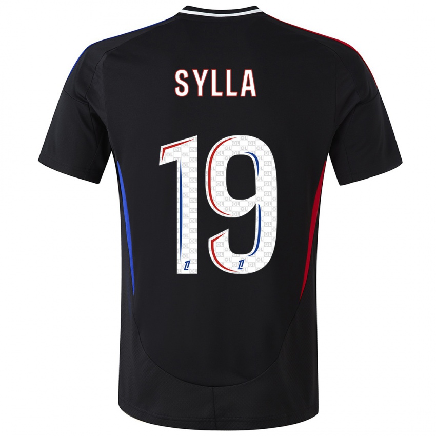 Niño Camiseta Kysha Sylla #19 Negro 2ª Equipación 2024/25 La Camisa Chile