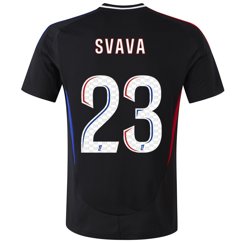 Niño Camiseta Sofie Svava #23 Negro 2ª Equipación 2024/25 La Camisa Chile