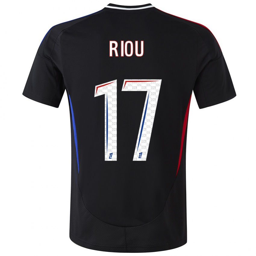 Niño Camiseta Remy Riou #17 Negro 2ª Equipación 2024/25 La Camisa Chile