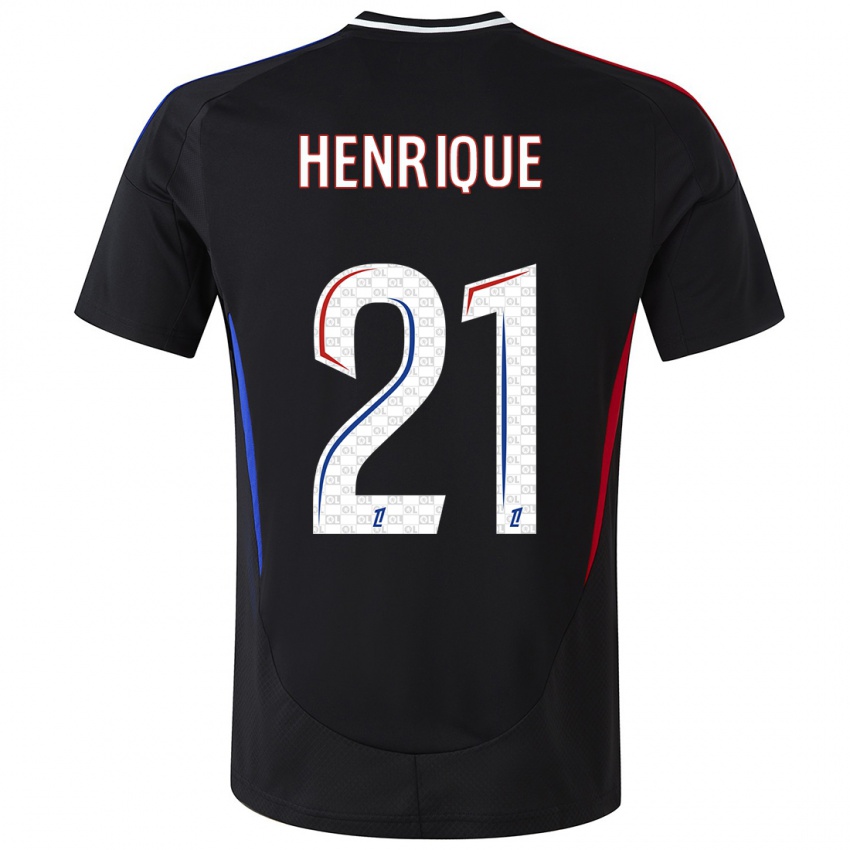 Niño Camiseta Henrique #21 Negro 2ª Equipación 2024/25 La Camisa Chile