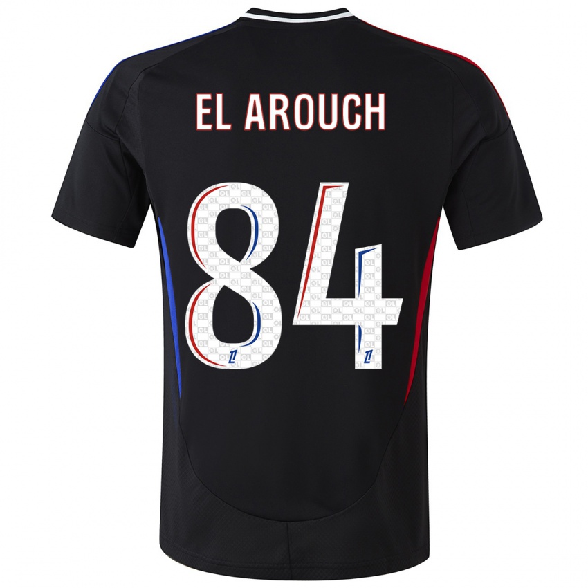 Niño Camiseta Mohamed El Arouch #84 Negro 2ª Equipación 2024/25 La Camisa Chile