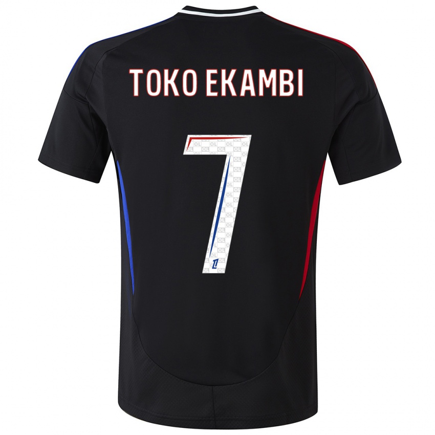 Niño Camiseta Karl Toko Ekambi #7 Negro 2ª Equipación 2024/25 La Camisa Chile