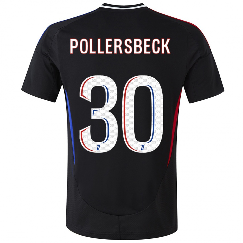 Niño Camiseta Julian Pollersbeck #30 Negro 2ª Equipación 2024/25 La Camisa Chile