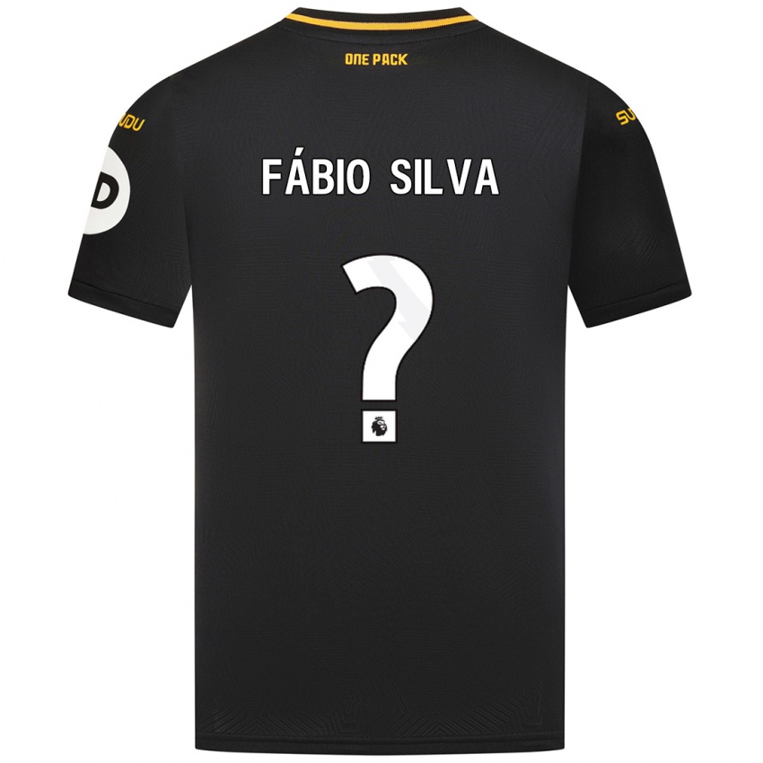 Niño Camiseta Fabio Silva #0 Negro 2ª Equipación 2024/25 La Camisa Chile