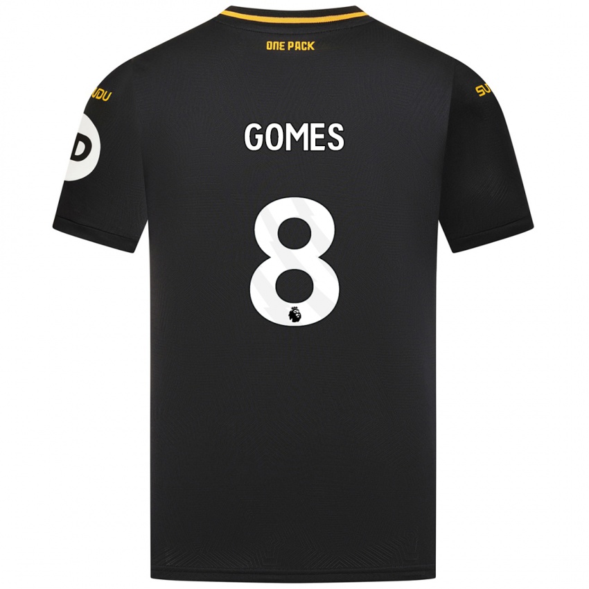 Niño Camiseta Joao Gomes #8 Negro 2ª Equipación 2024/25 La Camisa Chile