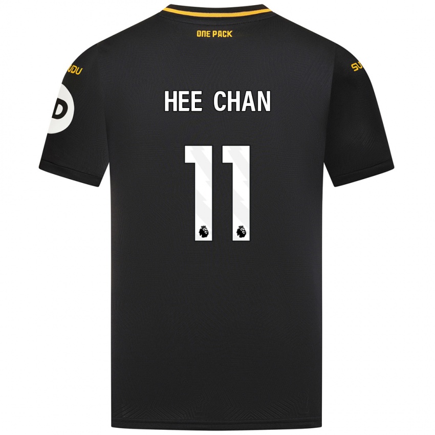 Niño Camiseta Hee-Chan Hwang #11 Negro 2ª Equipación 2024/25 La Camisa Chile