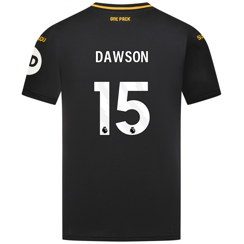 Niño Camiseta Craig Dawson #15 Negro 2ª Equipación 2024/25 La Camisa Chile