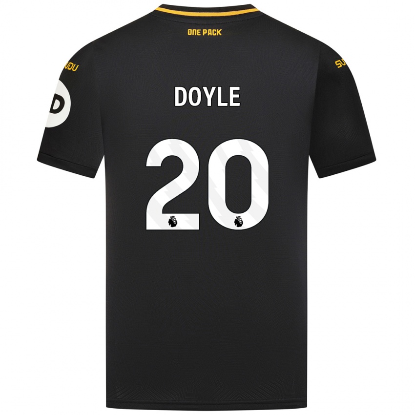 Niño Camiseta Tommy Doyle #20 Negro 2ª Equipación 2024/25 La Camisa Chile