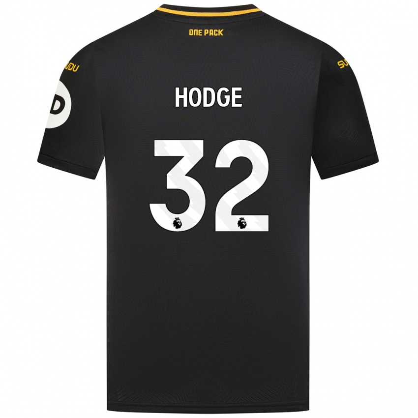 Niño Camiseta Joe Hodge #32 Negro 2ª Equipación 2024/25 La Camisa Chile