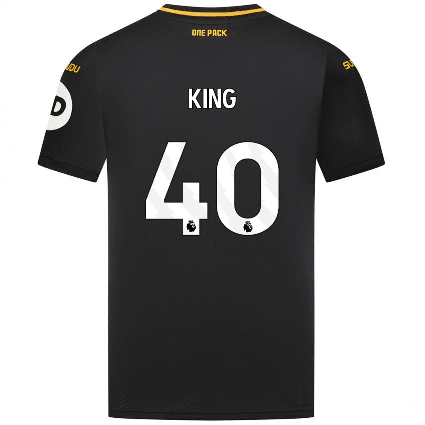 Niño Camiseta Tom King #40 Negro 2ª Equipación 2024/25 La Camisa Chile